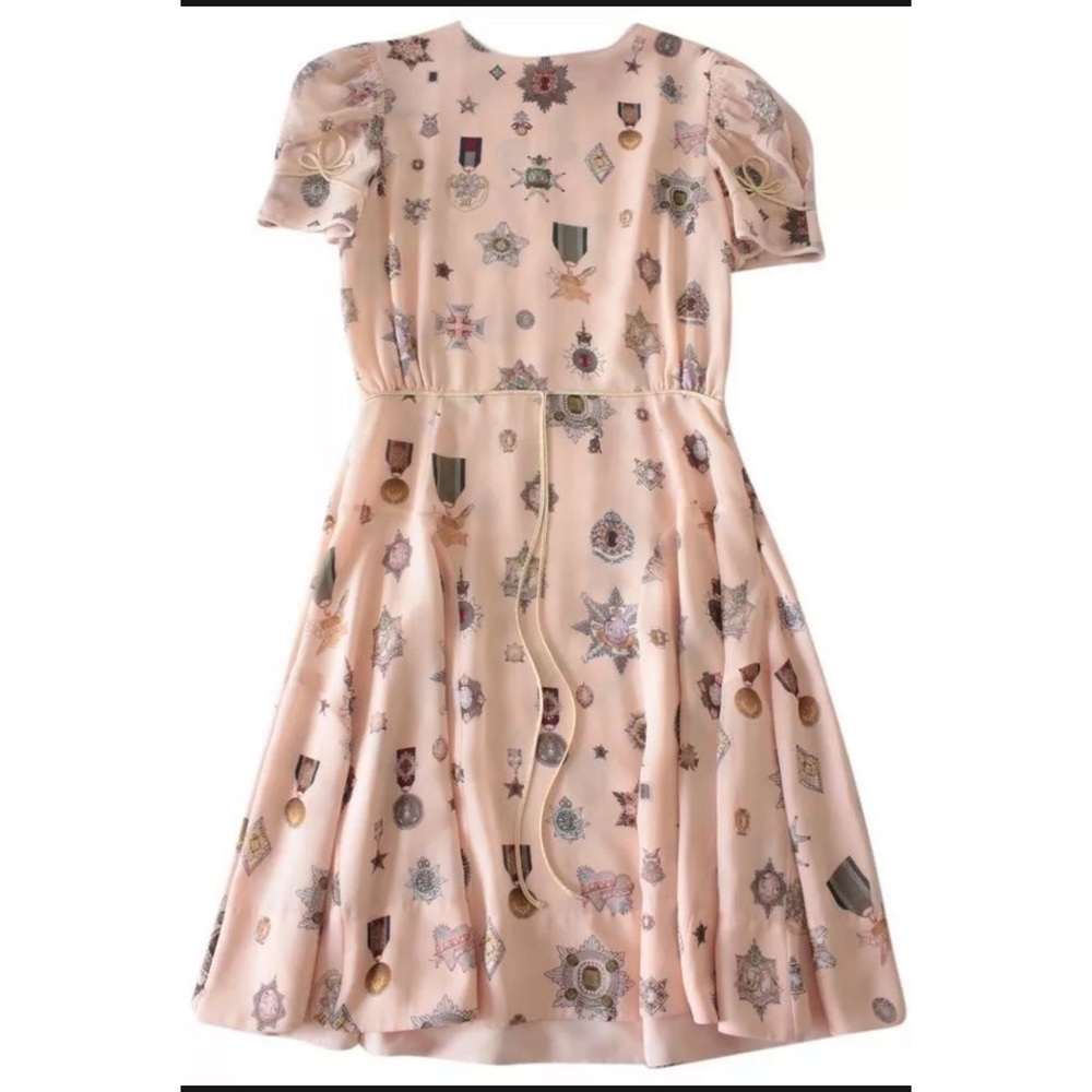 TOMMY HILFIGER Gigi Hadid Blush Silk dress size 4